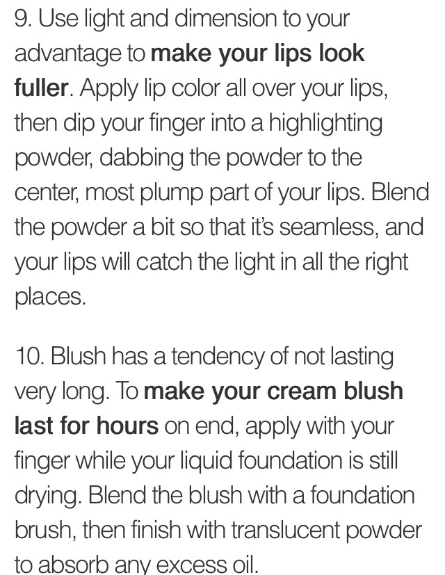 ✨🎀10 Weird Makeup Tips That Really Work✨🎀