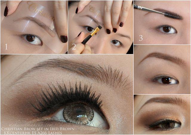 If you just can't get the shape right, you could always try an eyebrow stencil. Just place it over your brow in the right place and pencil/powder inside the stencil. You can buy these or just make your own by cutting the right shape out of a piece of paper or thin plastic sheet.