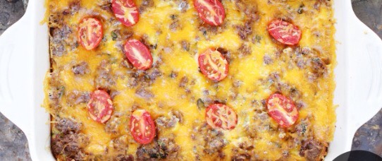 Hash brown taco casserole #scrumptious breakfast