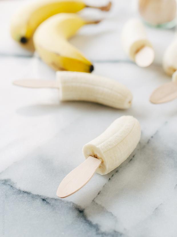 Nutella-Dipped Frozen Bananas Diy