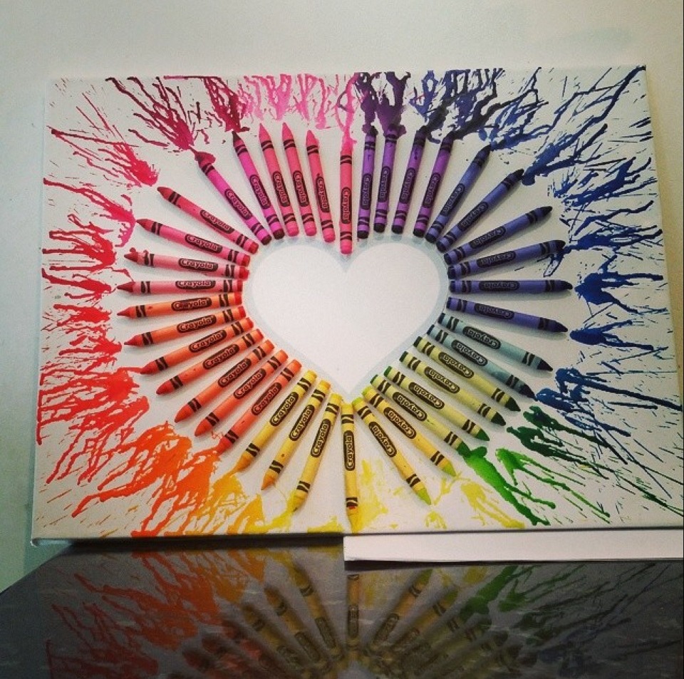 Allow to dry and then... Done!! This is the result I got for the heart!