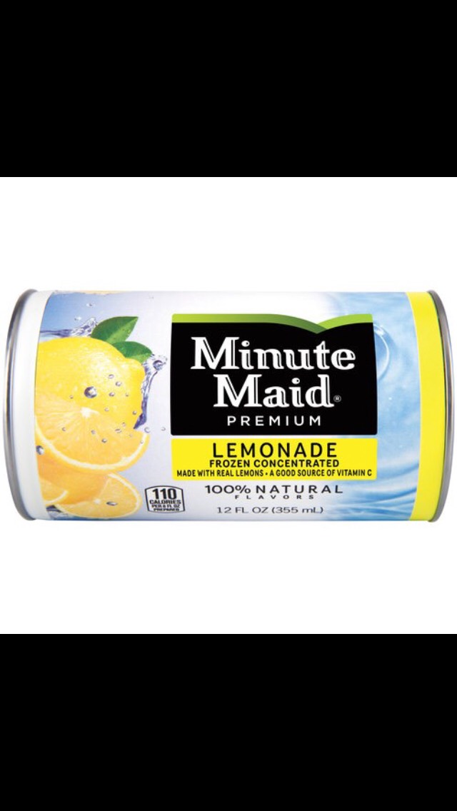 1 can of lemonade frozen concentrated 