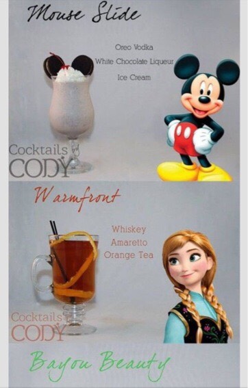 Cocktail Recipes Inspired By Disney