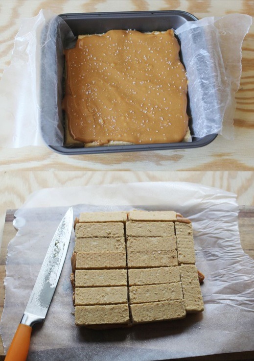 Easy No Bake DIY Twix Bars!