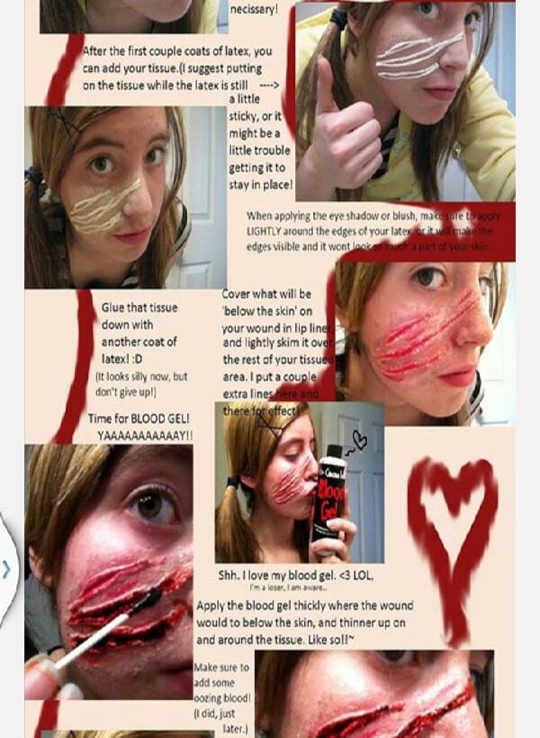 DIY Halloween "Scar" Make-up Tutorial! 