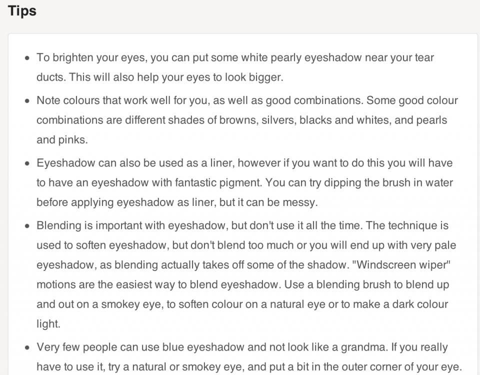 How To Apply Different Styles Of Eye Makeup!!!