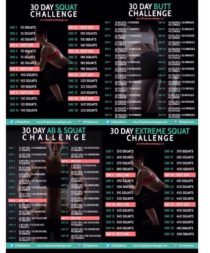 30 Day Workout Challenge 