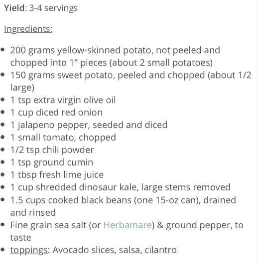 Spicy Potato Avocado & Black Bean Burritos 