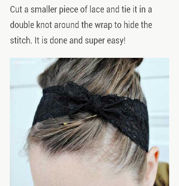 DIY Lace Headwrap!!!