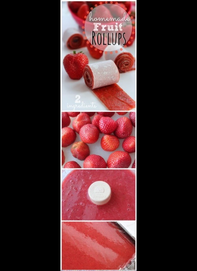 2 Ingredients For Healthy Homemade Fruit Rollups🙌😋👌