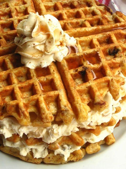 Waffle Iron Carrot Cake

Does this mean we can eat it for breakfast?