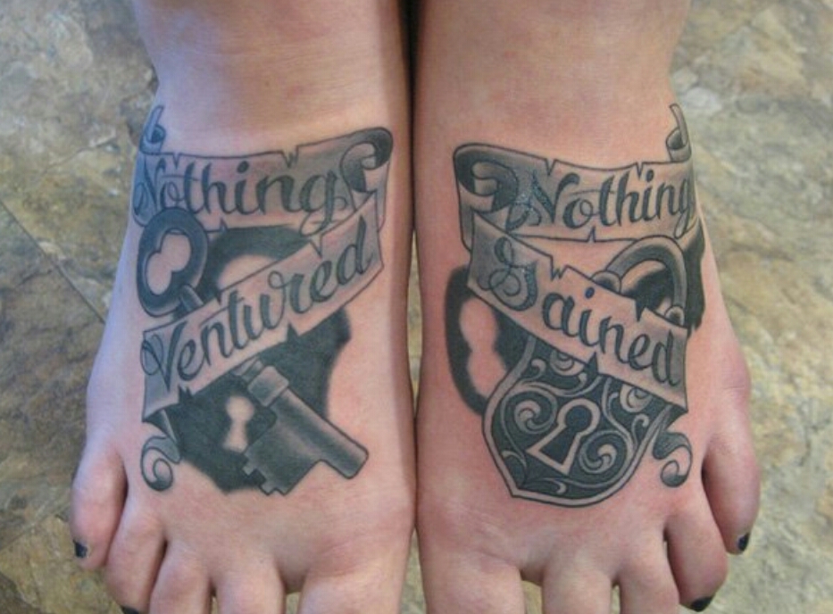    Lock And Key Tattoos!!!!
