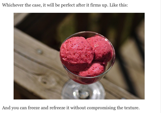 5 Minute Raspberry Ice Cream!