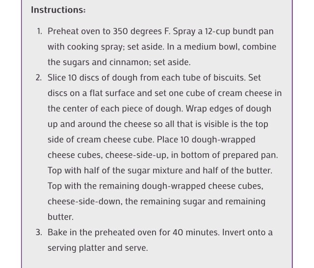 Cream Cheese Stuffed Monkey Bread YUM!