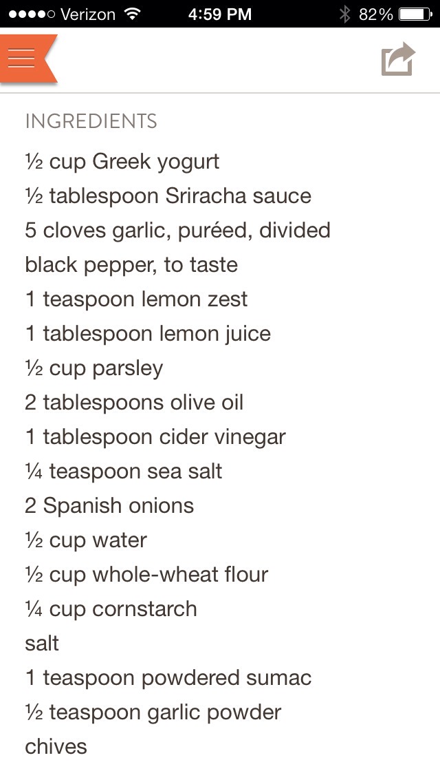 Ingredients: Please double tap to see full image!! 😄 