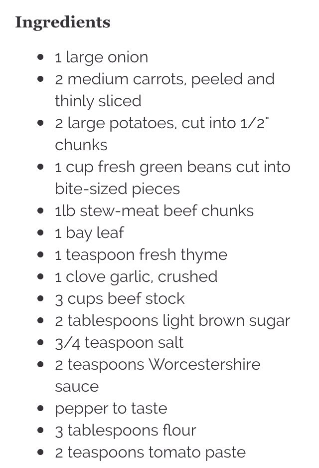 🌀 Slow Cooker Beef Stew 🌀