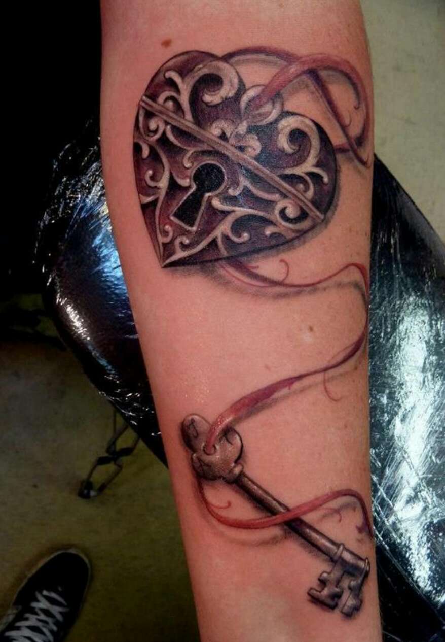    Lock And Key Tattoos!!!!