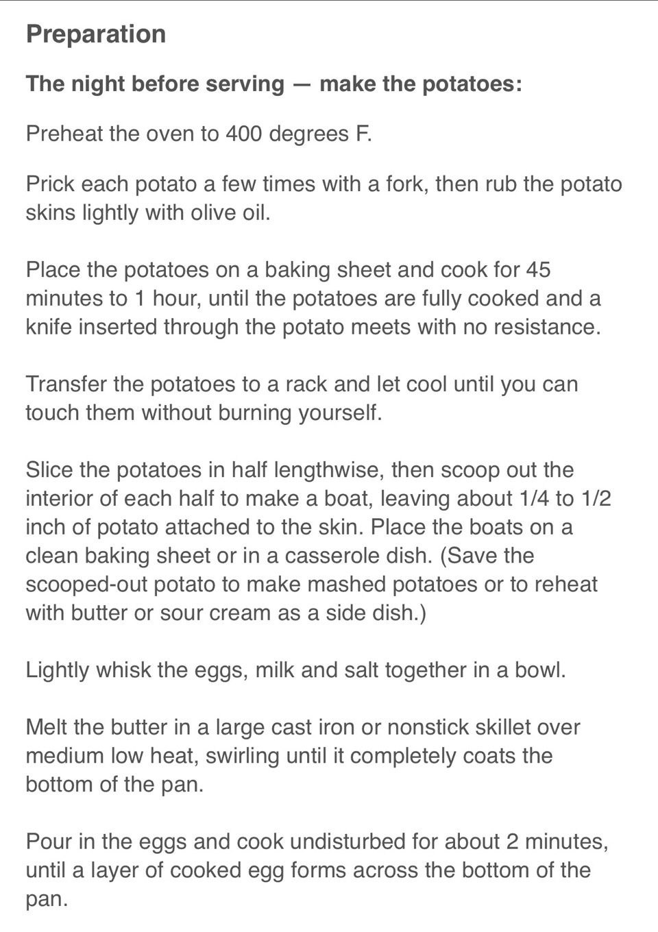 Breakfast Baked Potato Boats Stuffed With Cheesy Eggs