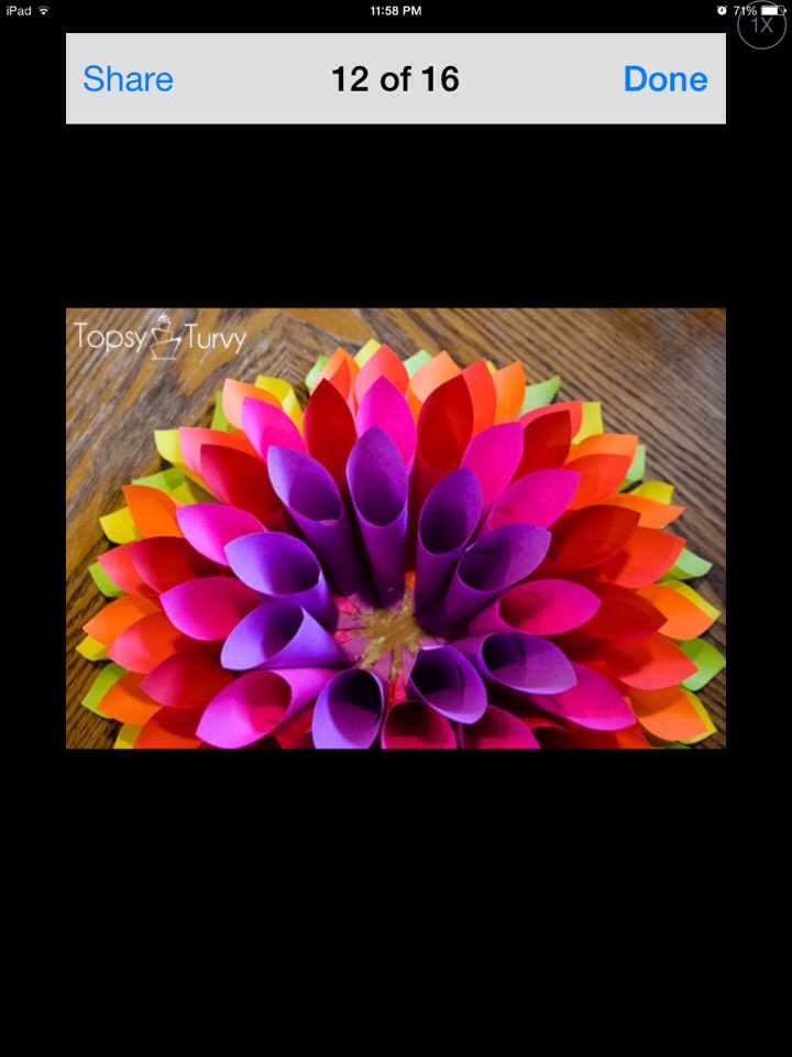 How To Make A Paper Wreath #tipit