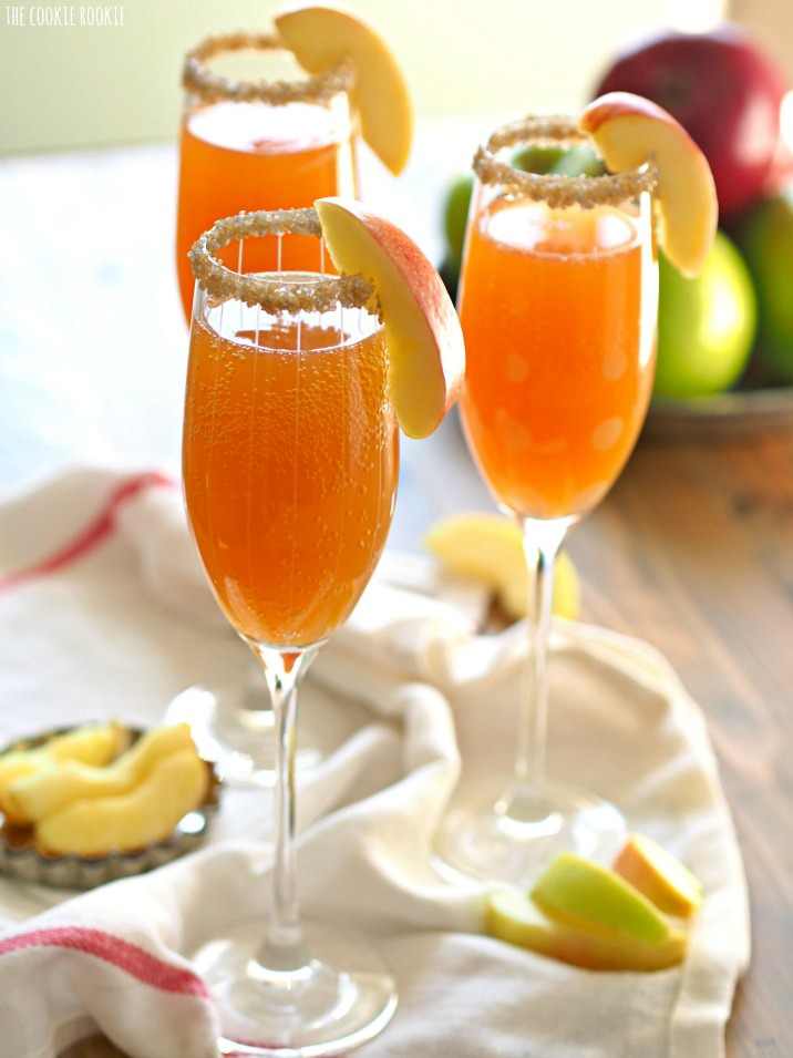 Apple Cider Mimosas