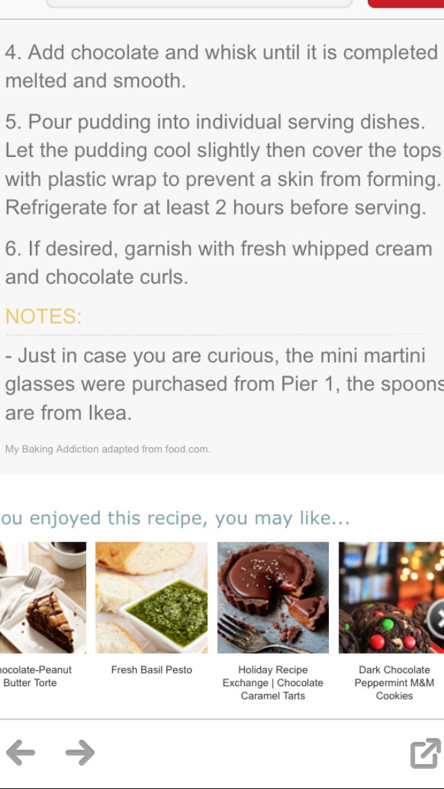 Homemade Chocolate Pudding With Baileys Irish Cream