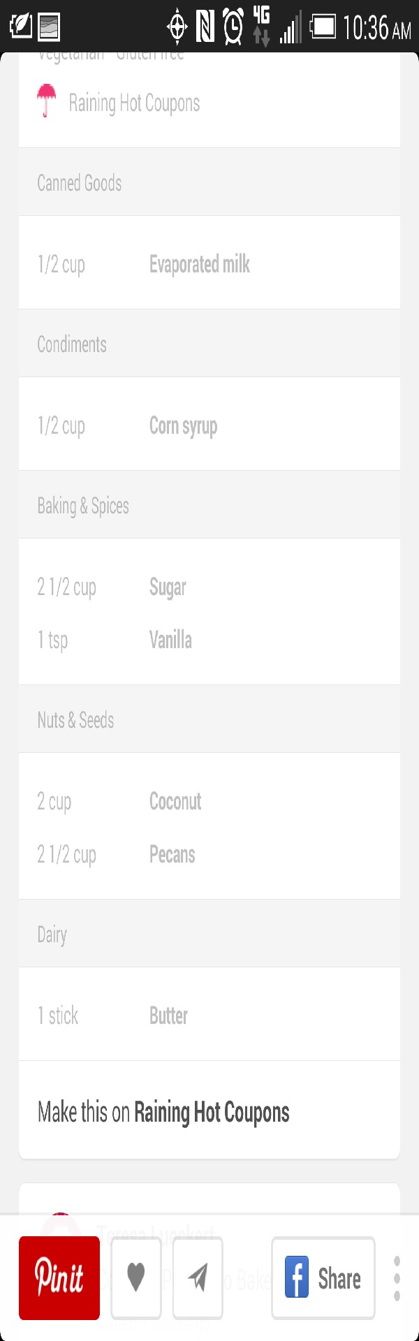 🍴coconut pecan no bake cookies🍪