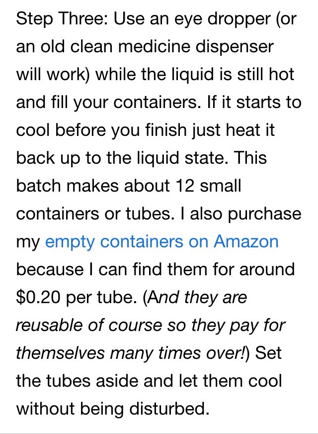 Recipe for Homemade Lip Balm