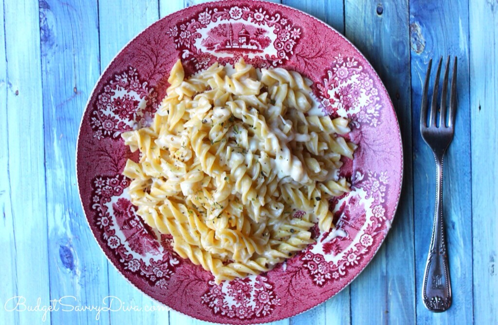 Creamy Four Cheese Pasta.