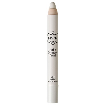 With this white eyeliner you put in the inner corner of your eye to make you look more awake.