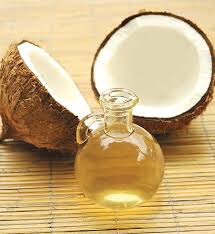 Step Two: 

After letting the vinegar sit in your hair until it is dry, grab a generous amount of coconut oil and smother it all over your hair then place the shower cap over the top and let it sit.

The use of coconut oil on hair helps to reduce protein loss, and eliminate dandruff
