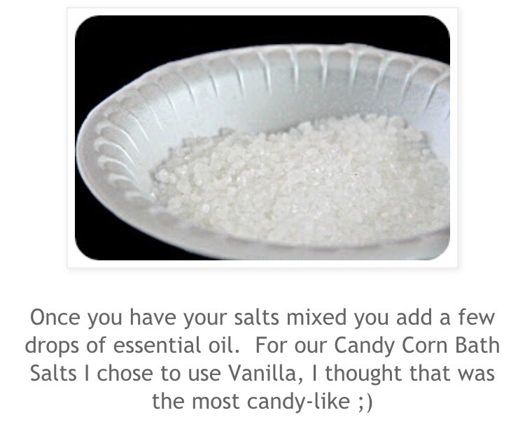 Candy Corn Bath Salts!!! 