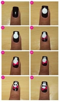 Skull Nail Tutorial ⓣ