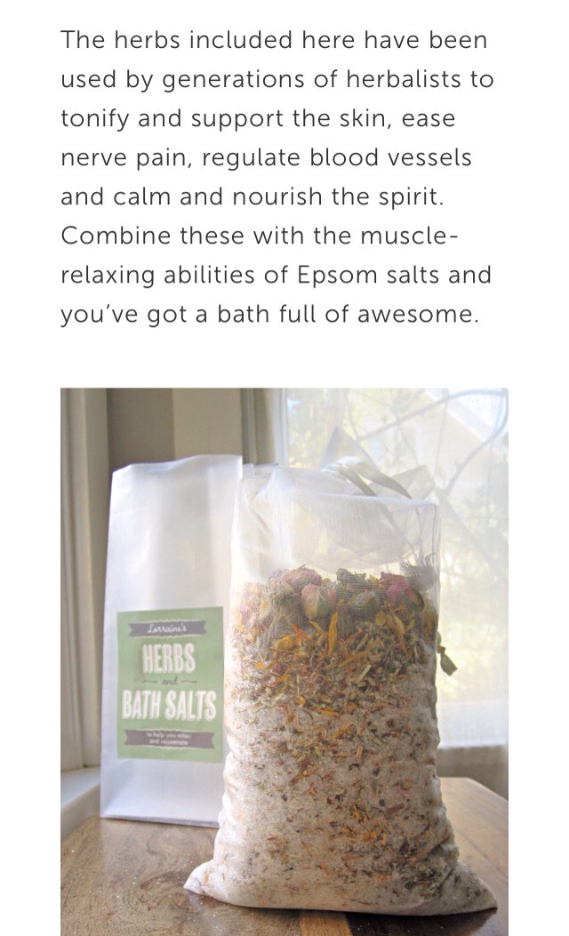 HOMEMADE HERBS & Bath Salts 💜