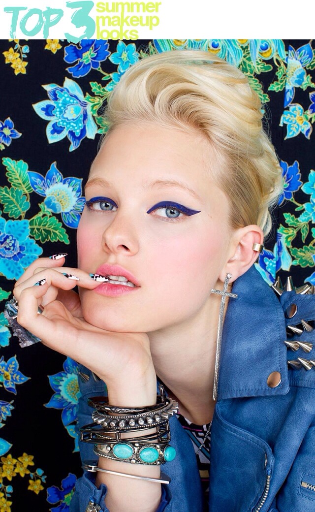 Hot Summer Make-Up:
Go Bronze or Go Bright