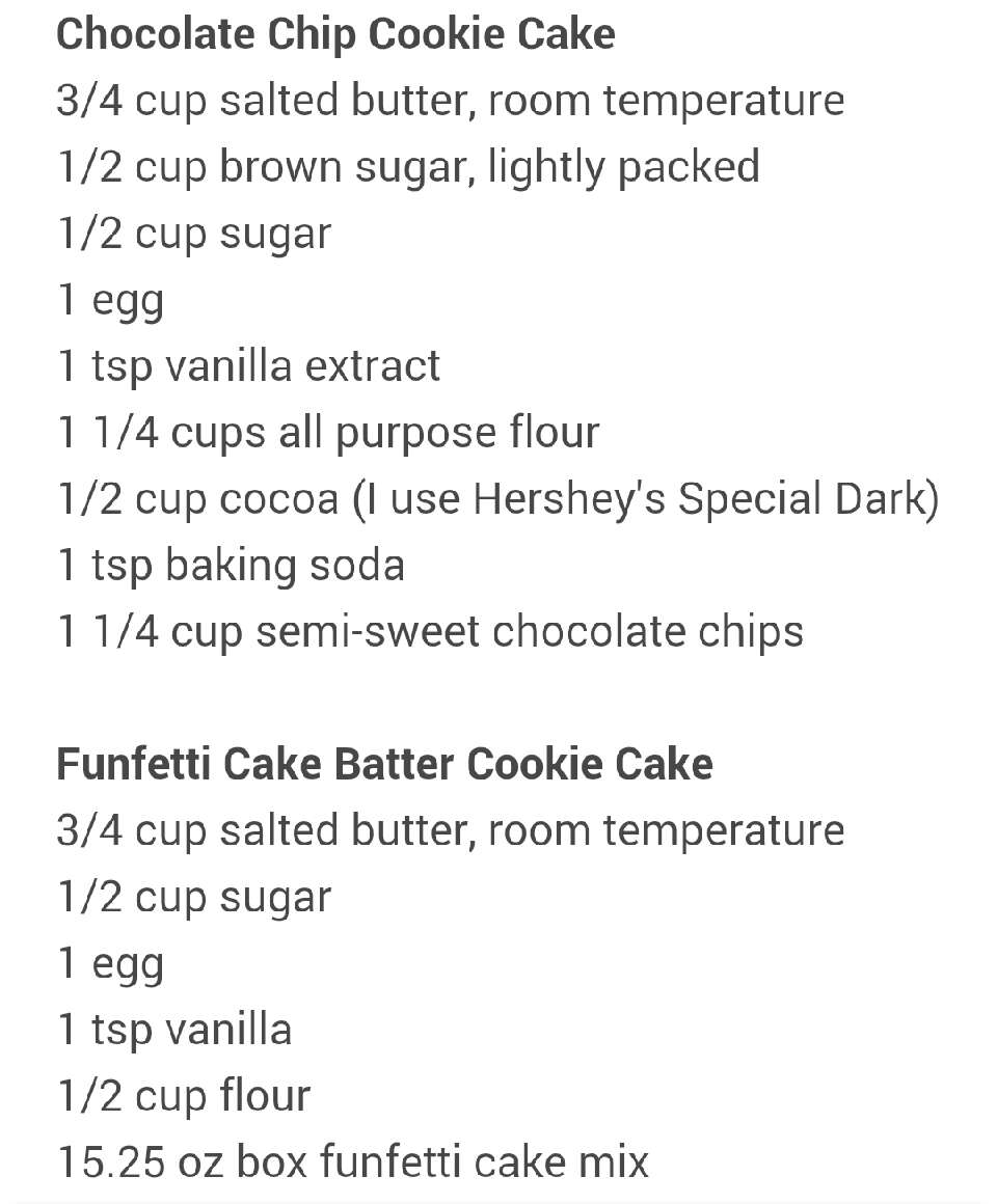 Funfetti Chocolate Chip Cookie Brownie Cake!