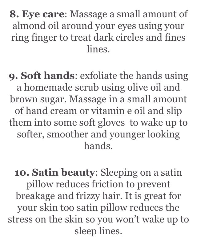 Overnight Beauty Tips