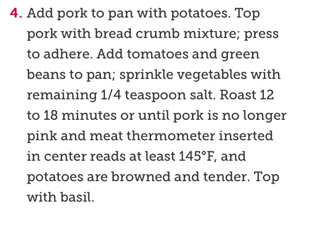 Italian Pork Chop Sheet-Pan Dinner