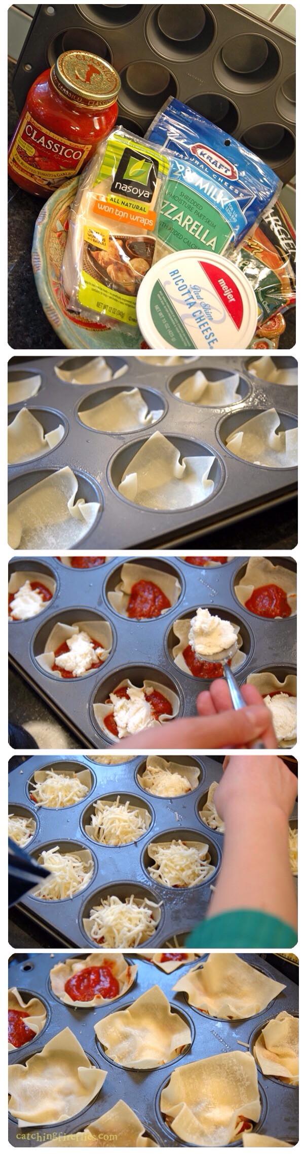 🔻🔺Mighty Tasty Mini Lasagnas🔻🔺