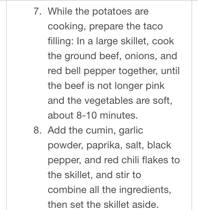 Taco Stuffed Potatoes 
