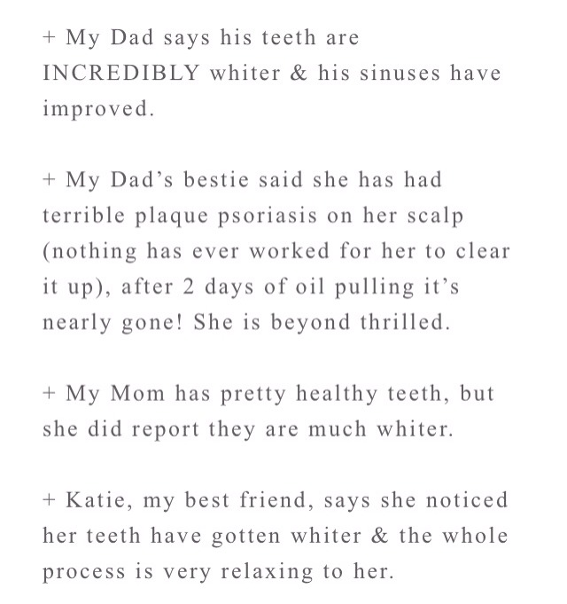 The Benefits Of Oil Pulling π¬