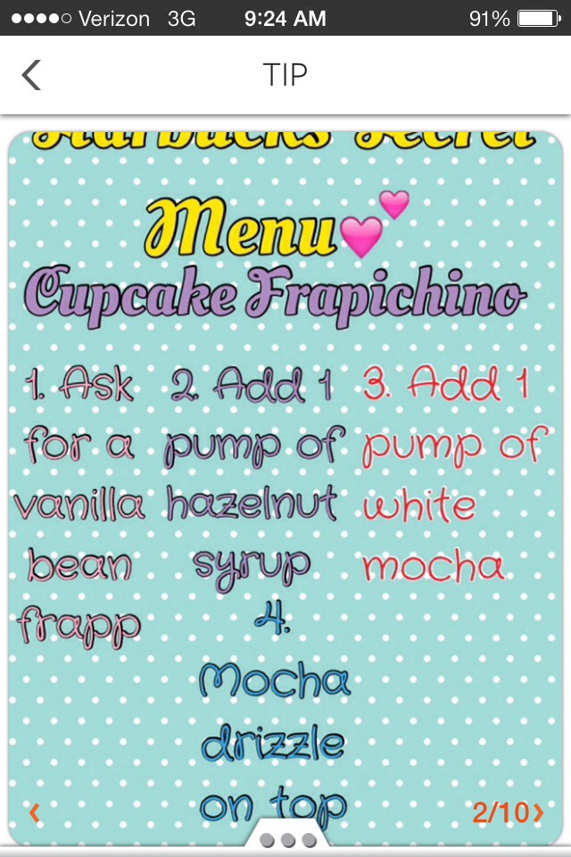 Starbucks Secret Recipes