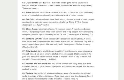 ⭐️ 101 Cream Cheese Dip Recipes ⭐️