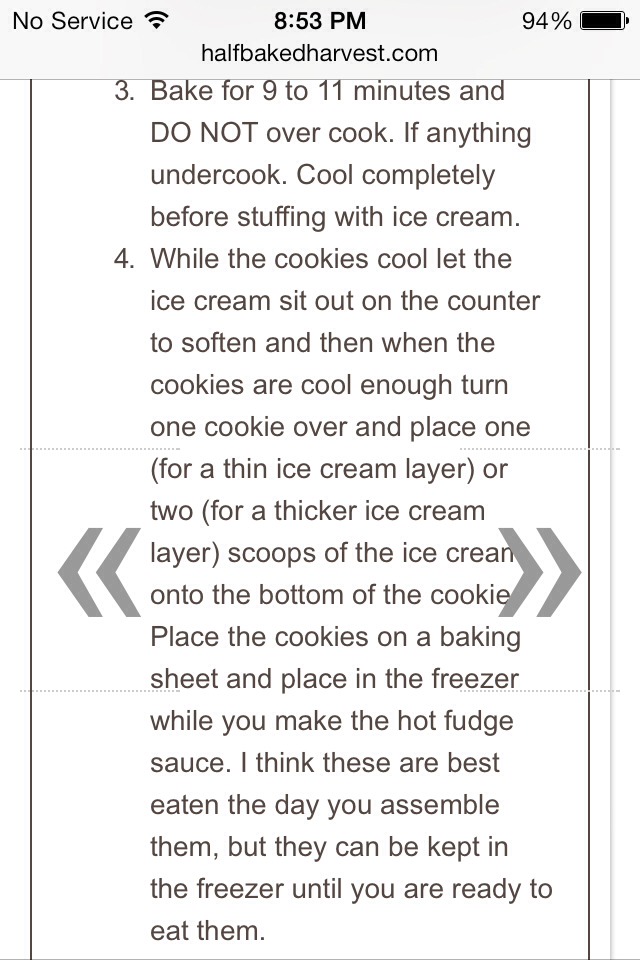 Hot Fudge Cookie Sandwich 