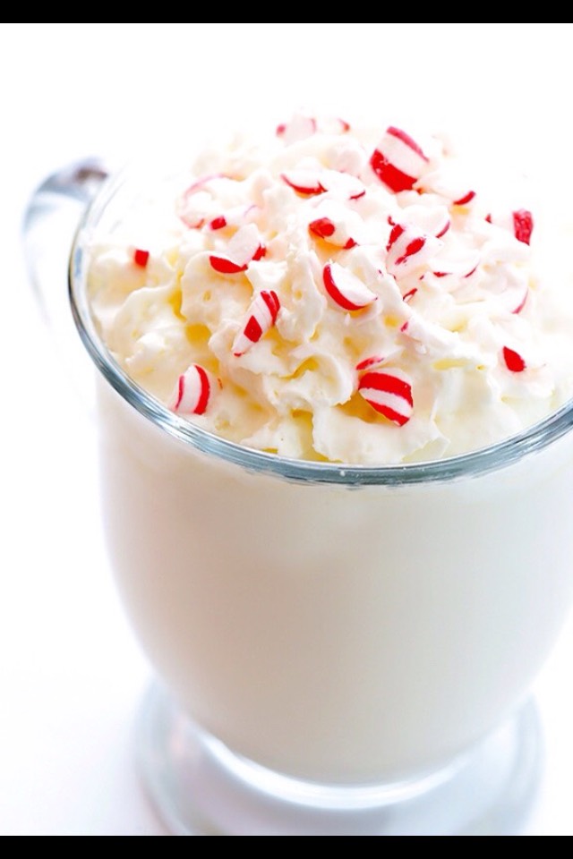 Peppermint White Hot Chocolate