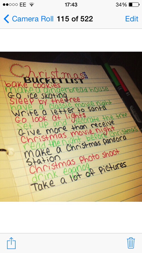 WINTER BUCKET LIST|2015-16