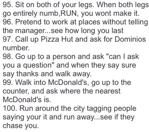 100 Crazy Activities To Do With Your BestFriends!ππ
