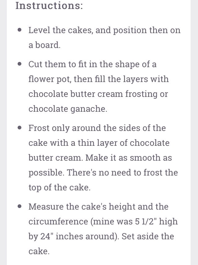 Flower Pot Cake 🌸