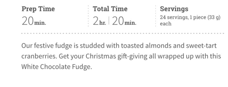 ❄️White Chocolate Fudge❄️ Perfect Gift For Holidays🎁