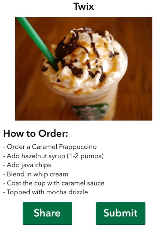 Starbucks Hidden Drink Recipes 