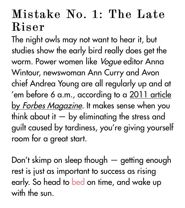 ☀️💤Morning Mistakes To Avoid ☀️💤